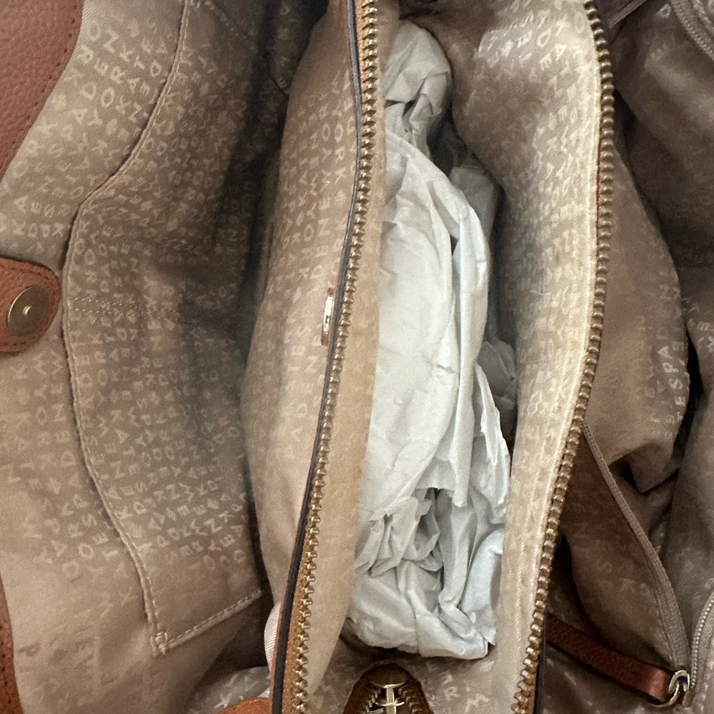 Kate Spade Tan Leather Satchel purse - Picture 13 of 16